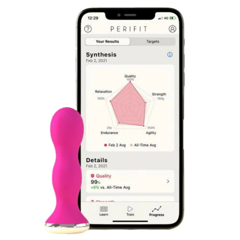 Vaginálny posilňovač s mobilnou aplikáciou