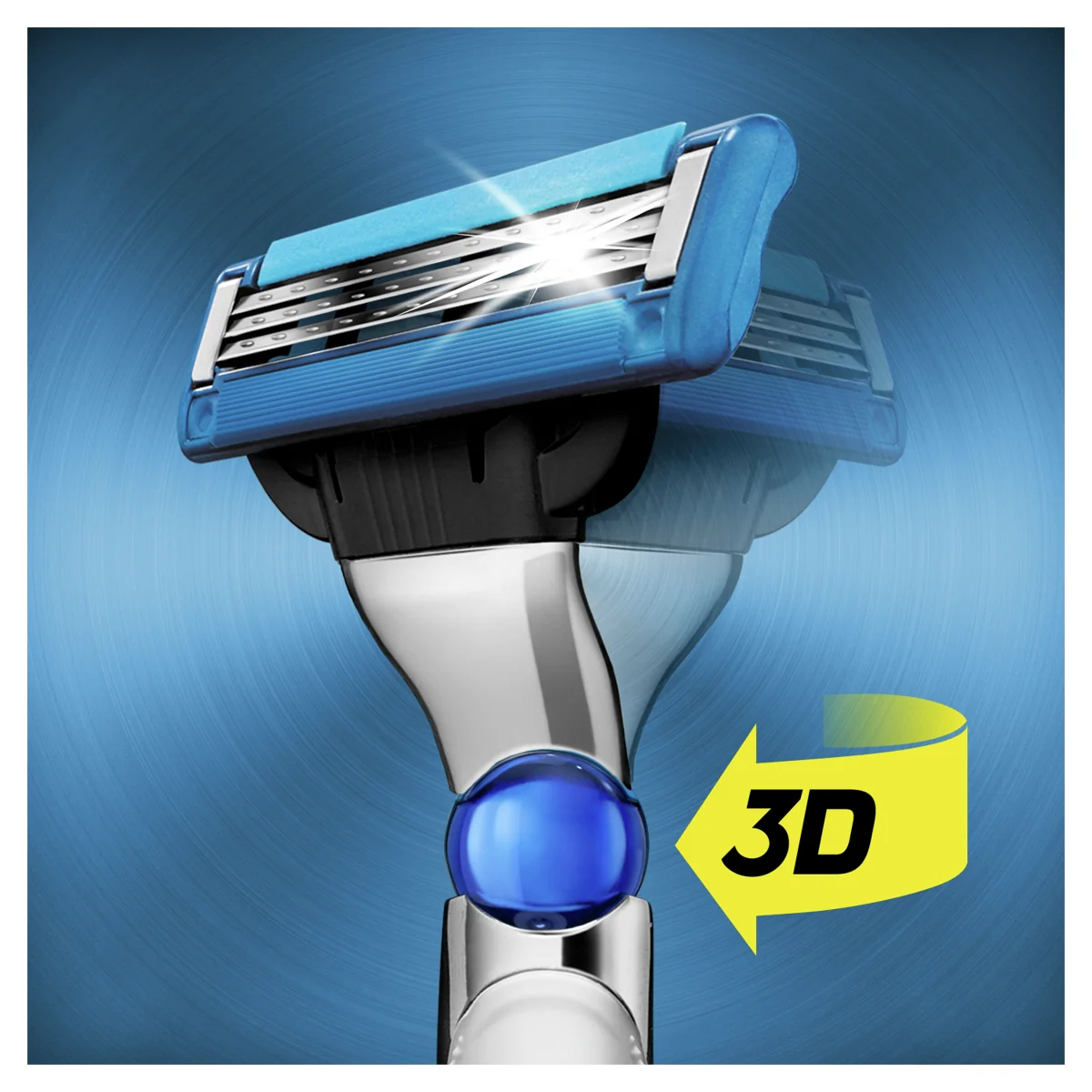 Gillette Mach3 Turbo 3D Strojček + 2NH 1×1 set, holiaci strojček s náhradnými hlavicami