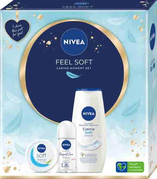 NIVEA BOX SOFT TRIO 1×1 ks, darčekové balenie