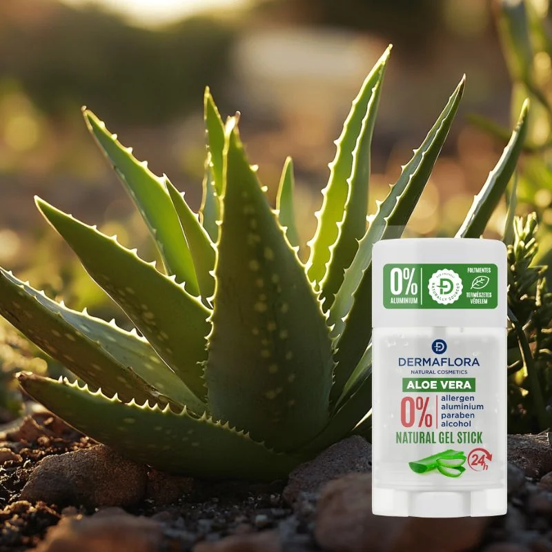 DERMAFLORA gélový deodorant ALOE VERA 3ks