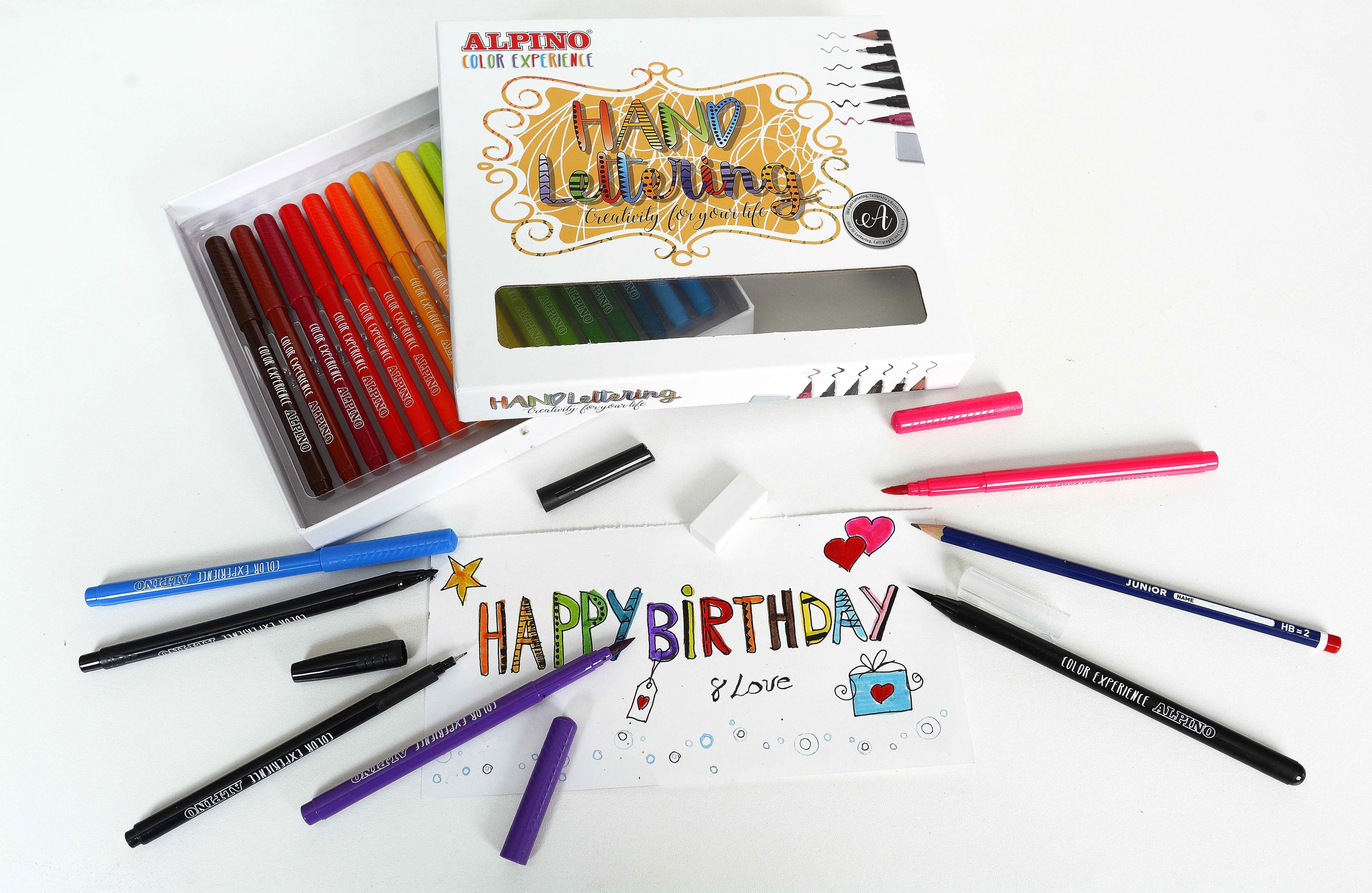 ALPINO Alpino Color Experience set na ručné písmo 1×1 set