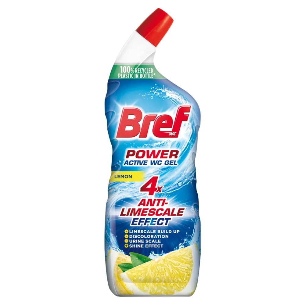 Bref Power Active Lemon gél na WC 750 ml