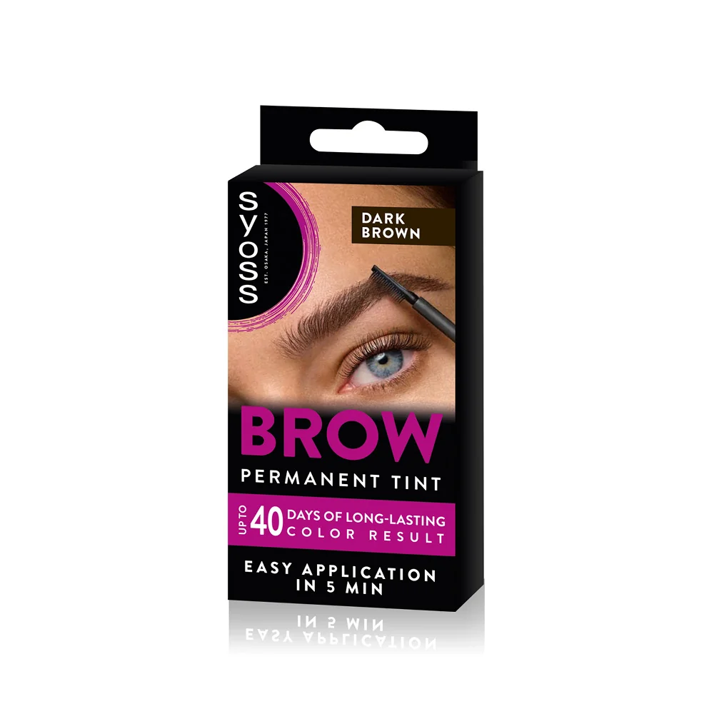 Syoss Brow Tint farba na obočie Tmavohnedý 1×1 ks, farba na obočie