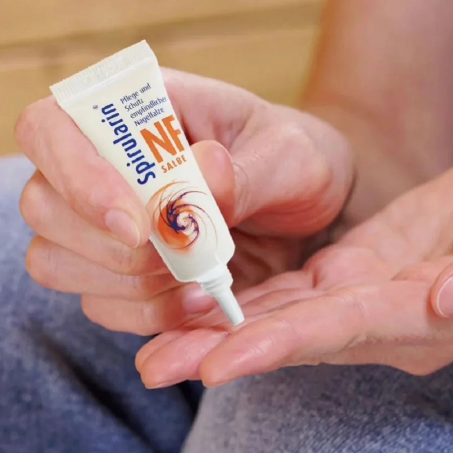Spirularin NF Salbe krém na starostlivosť o zarastené nechty a nechtové valy 10ml