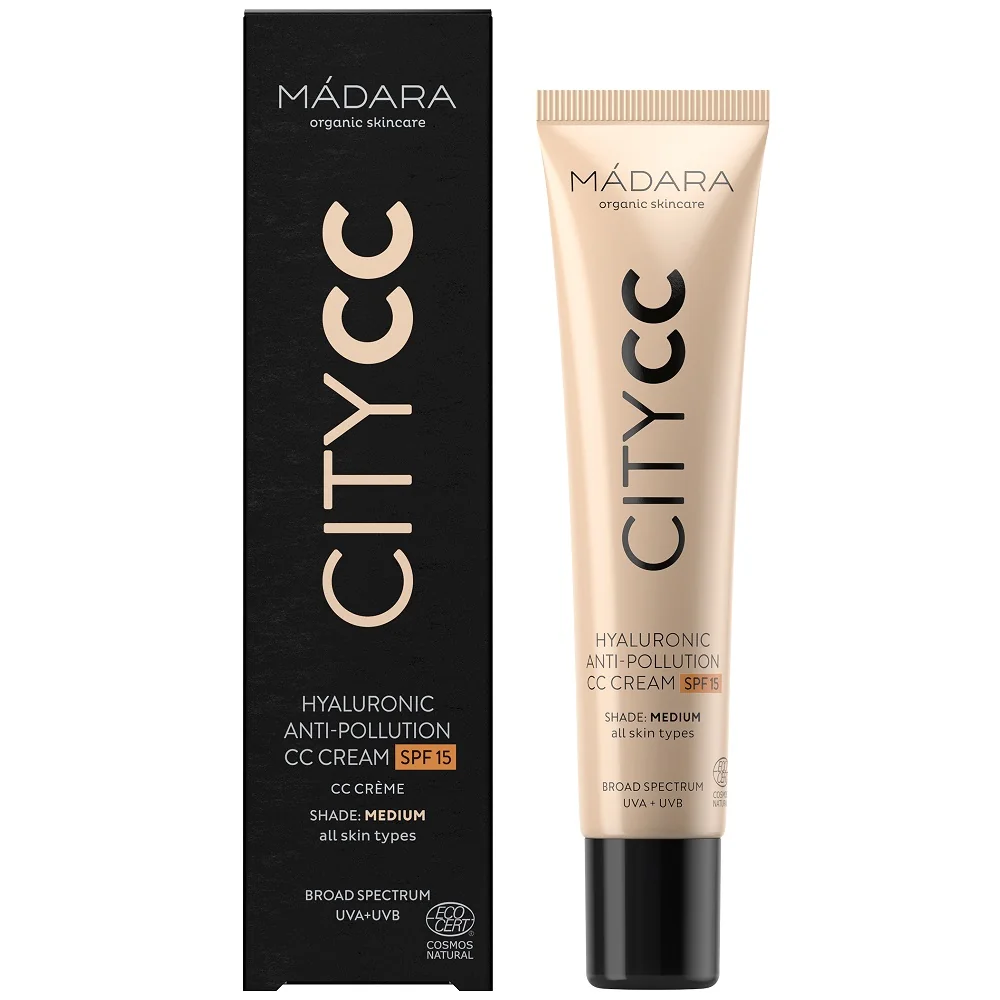 Mádara CITY CC Krém, Stredne Béžová 1×40 ml, krém s ochranným faktorom