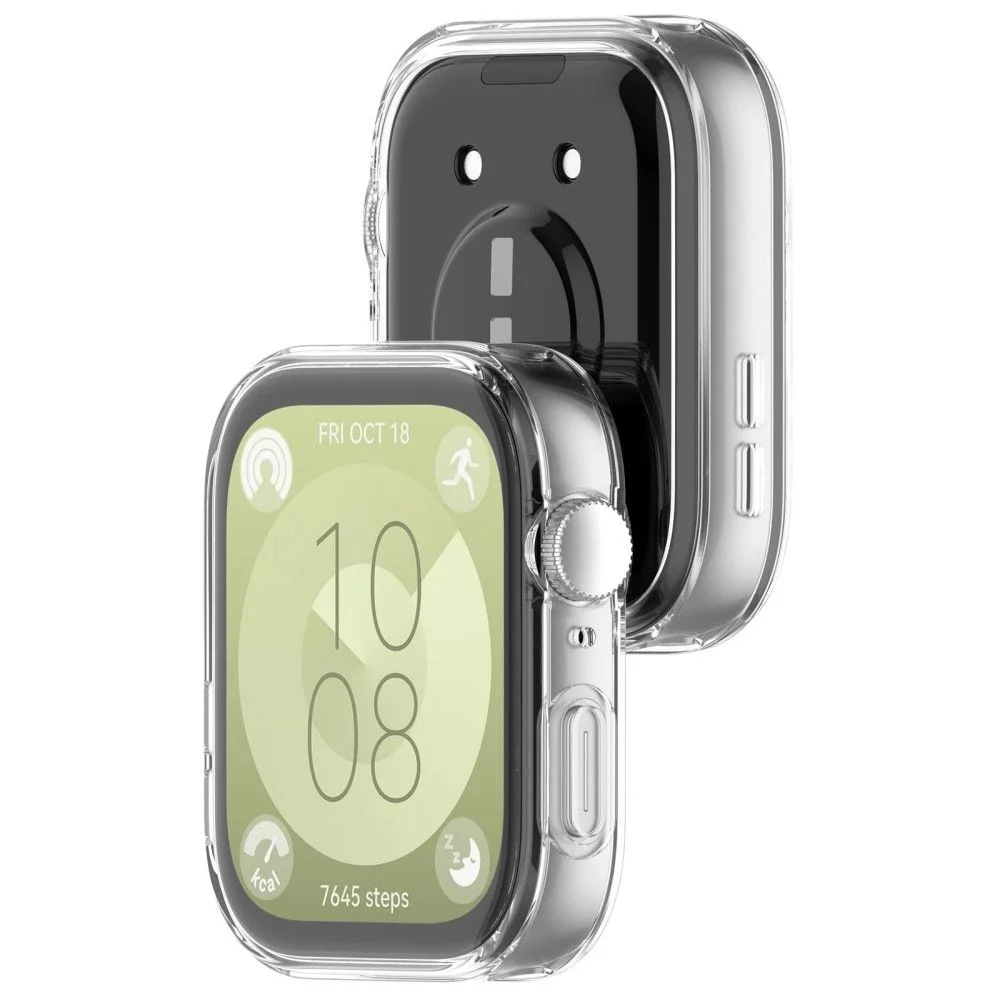 Tech-Protect Defense 360 puzdro so sklom na Huawei Watch Fit 3, priesvitné itné