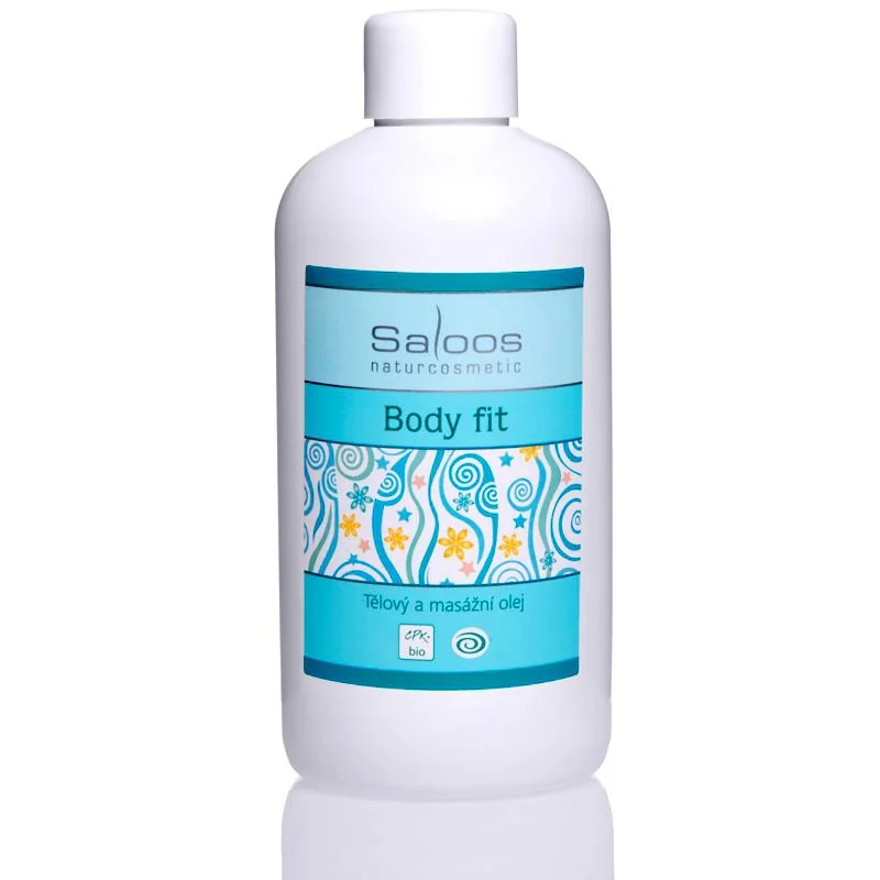 Saloos telový bio rastlinný masážny olej BODY FIT Objem: 1000 ml