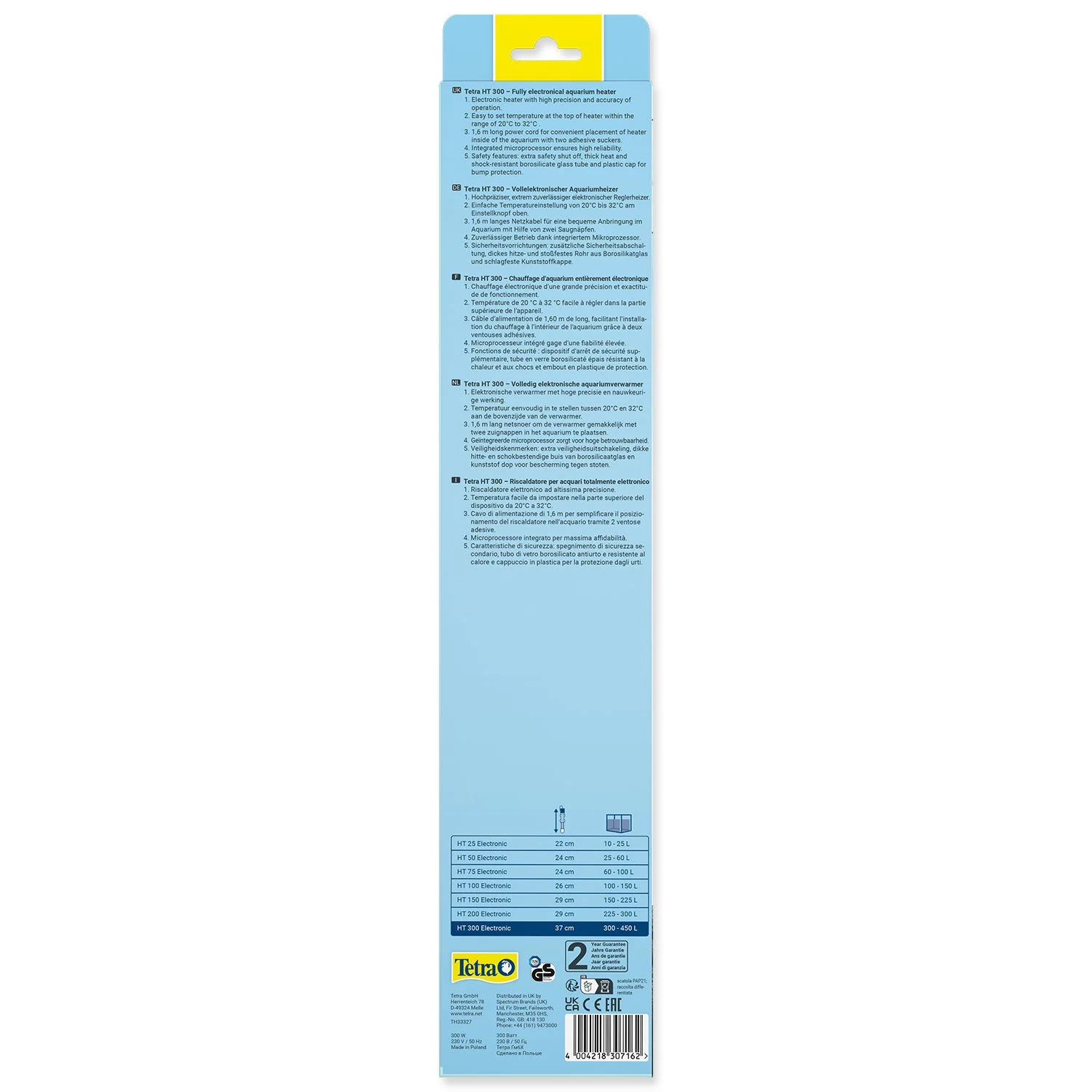 Ohrievač Tetra Electronic HT 300 300W, 300-450l