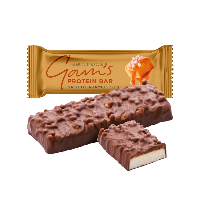 Gam's Proteín Tyčinka Slaný Karamel 50 g