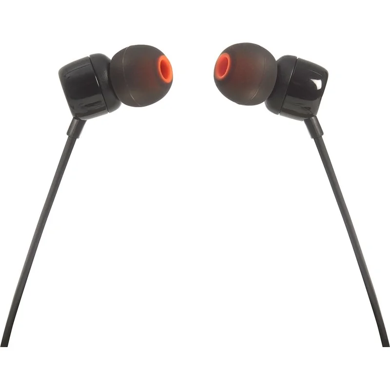 Minislúchadlá do uši špuntové JBL T110BLK čierne
