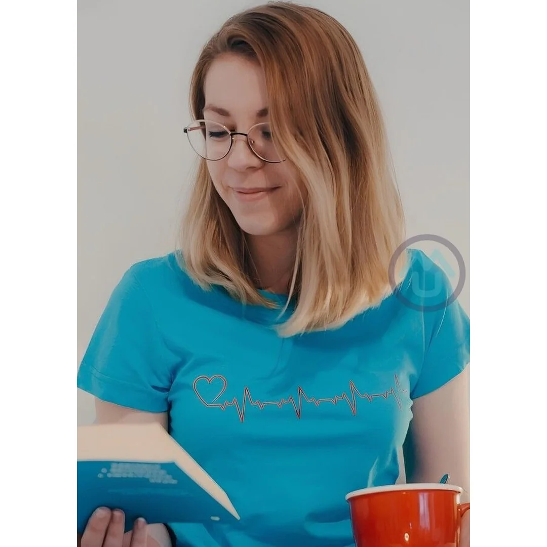 Dámske tričko ZDRAVOTNÍCTVO - tyrkysové M