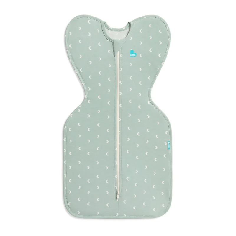 Love To Dream Zavinovačka Swaddle UP Originál veľkosť S, olivová/mesiac, ETAP1, 1 TOG, LTD-L1001343OLVS