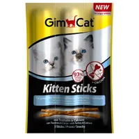 Gimpet Sticks Kitten Moriak+Vápnik 3ks