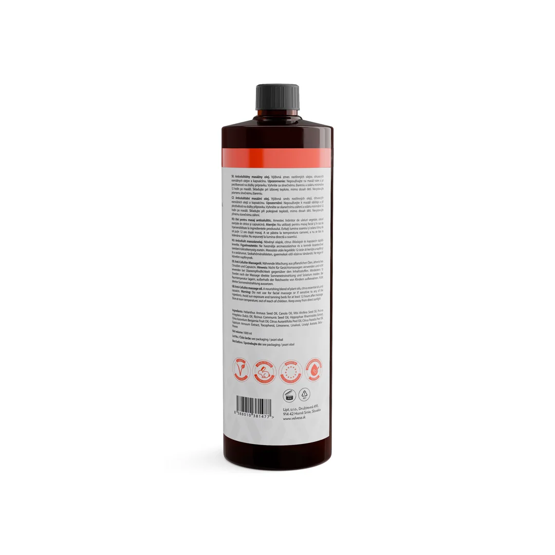 CellaBella Citrus masážny olej - velvesa® 1000ml