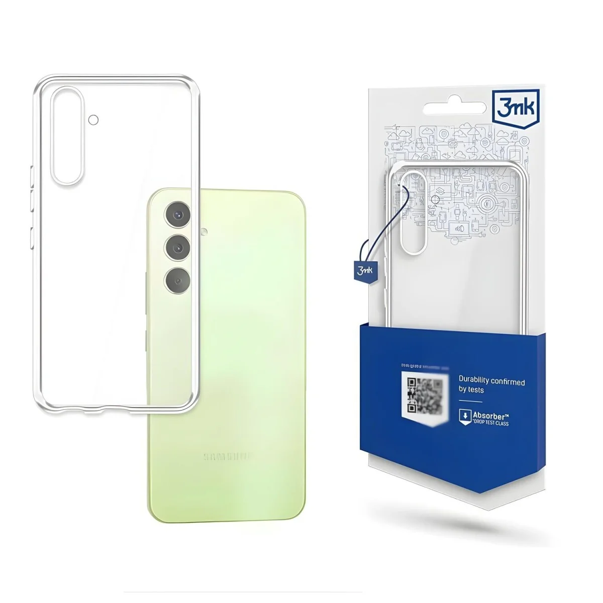 Priehľadné puzdro pre Samsung Galaxy A25 1 x 3mk Clear Case, 1,2 mm