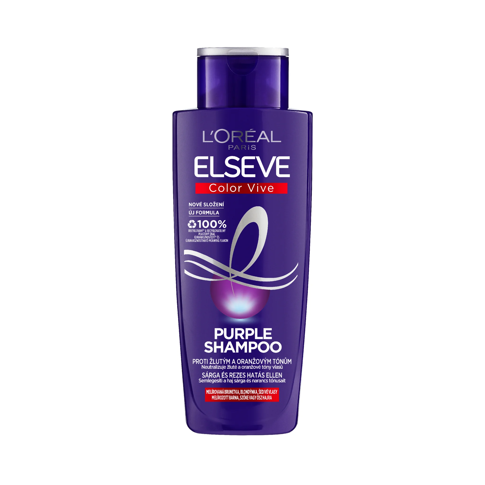 Elseve Purple Shampoo 1×200 ml, šampón