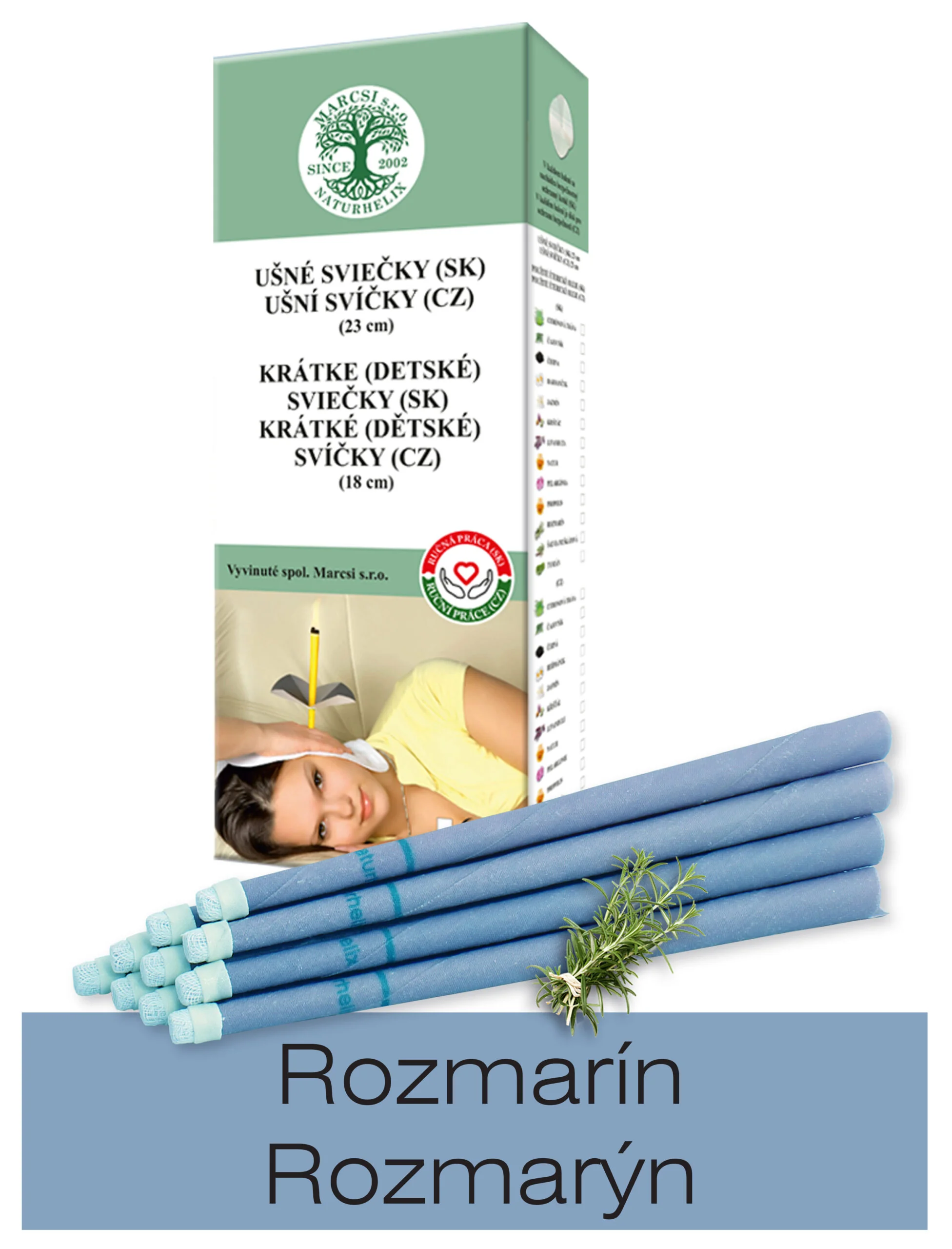 Ušné sviečky ROZMARÍN (set6)