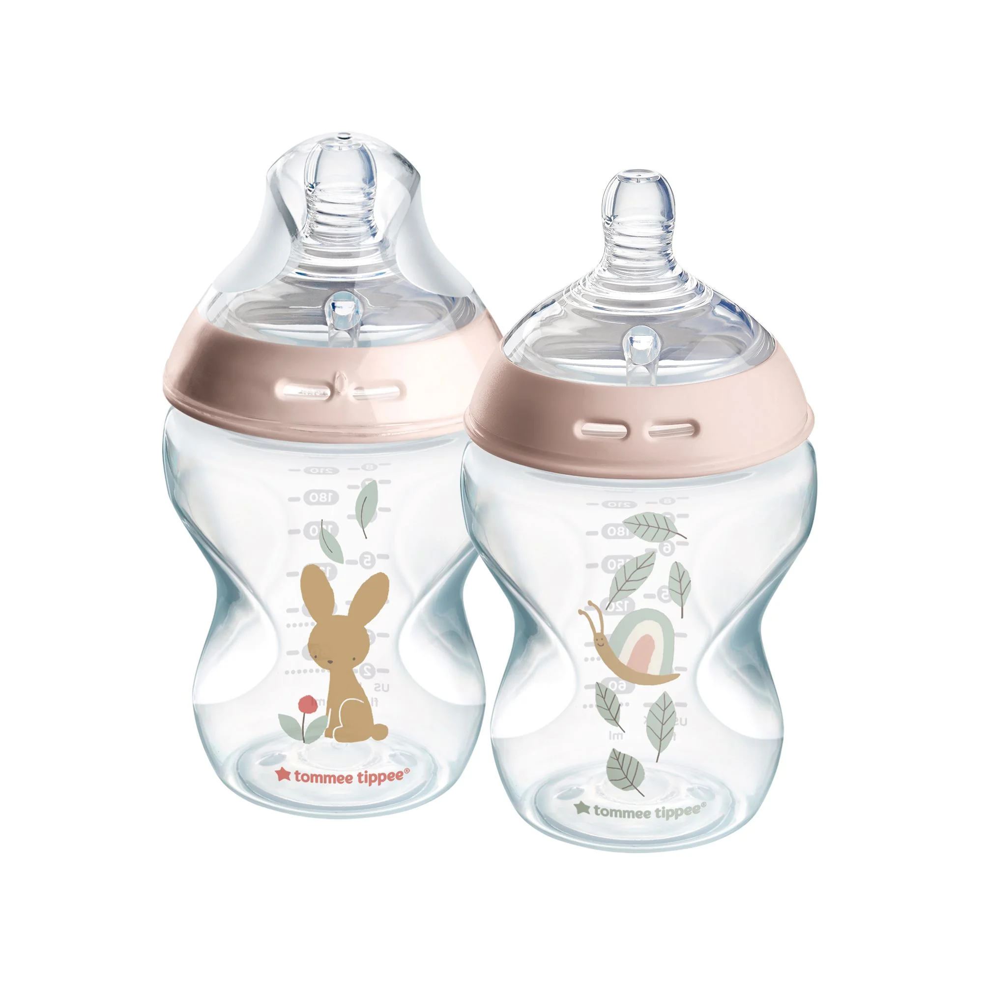 Tommee Tippee Samosterilizačná Dojčenská Fľaša s ANTI-COLIC cumlíkom 1×2 ks, dojčenská fľaša