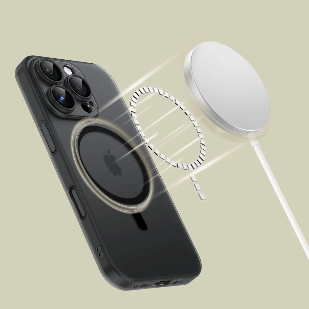 Tech-Protect MagSlim MagSafe kryt na iPhone 16e, čierny