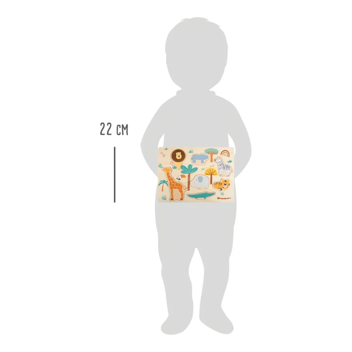 small foot Vkladacie puzzle Safari