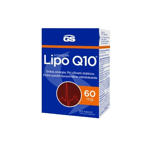GS Koenzym Lipo Q10 60 mg 1×60 cps, výživový doplnok