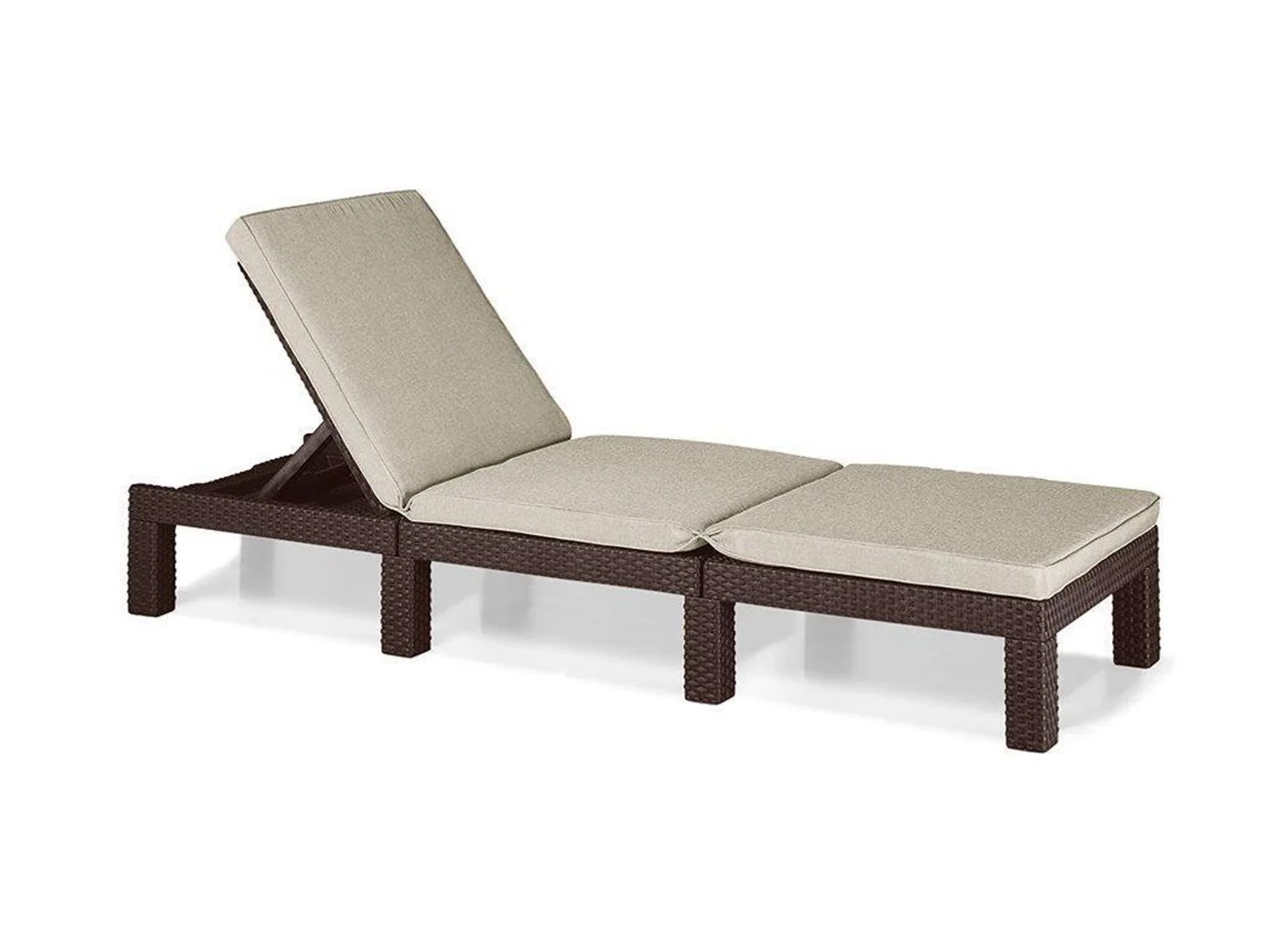 Ležadlo Keter Daytona Deluxe hnědé 258814
