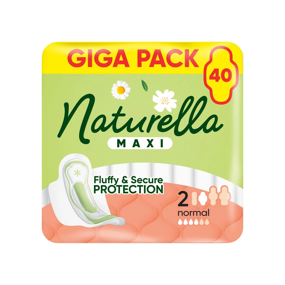 Naturella Classic, Veľkosť 2 Normal, Vložky S Krídelkami 40 ks
