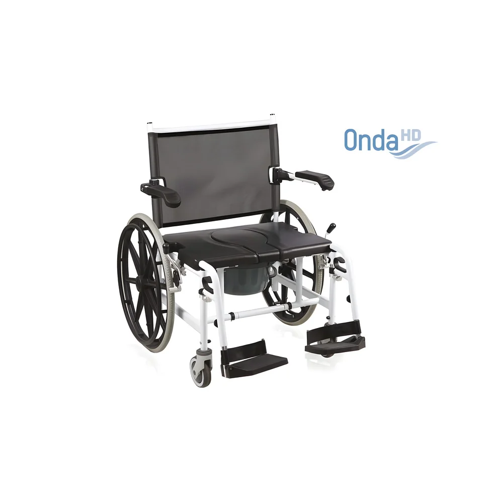 Pojazdný toaletný a sprchovací invalidný vozík - 60
