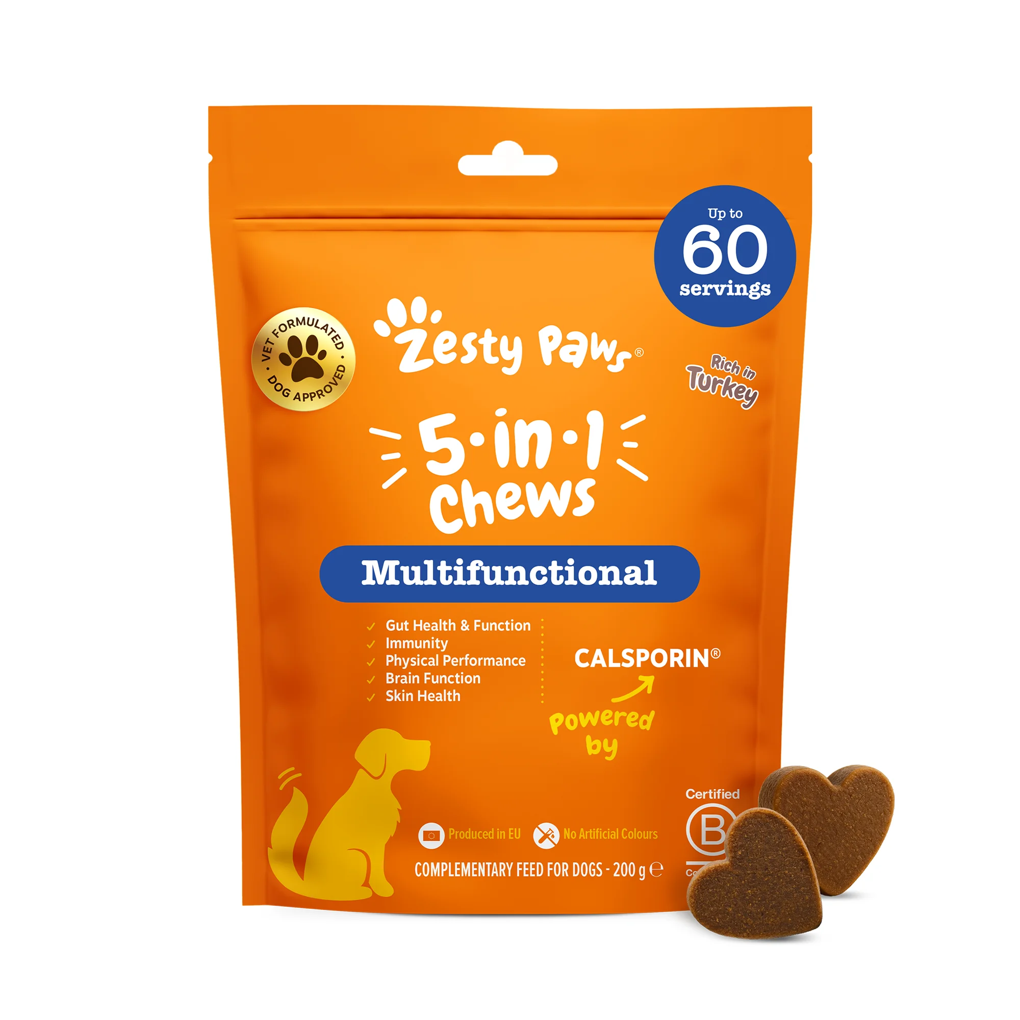 Zesty Paws 5-in-1 Chews 60 ks