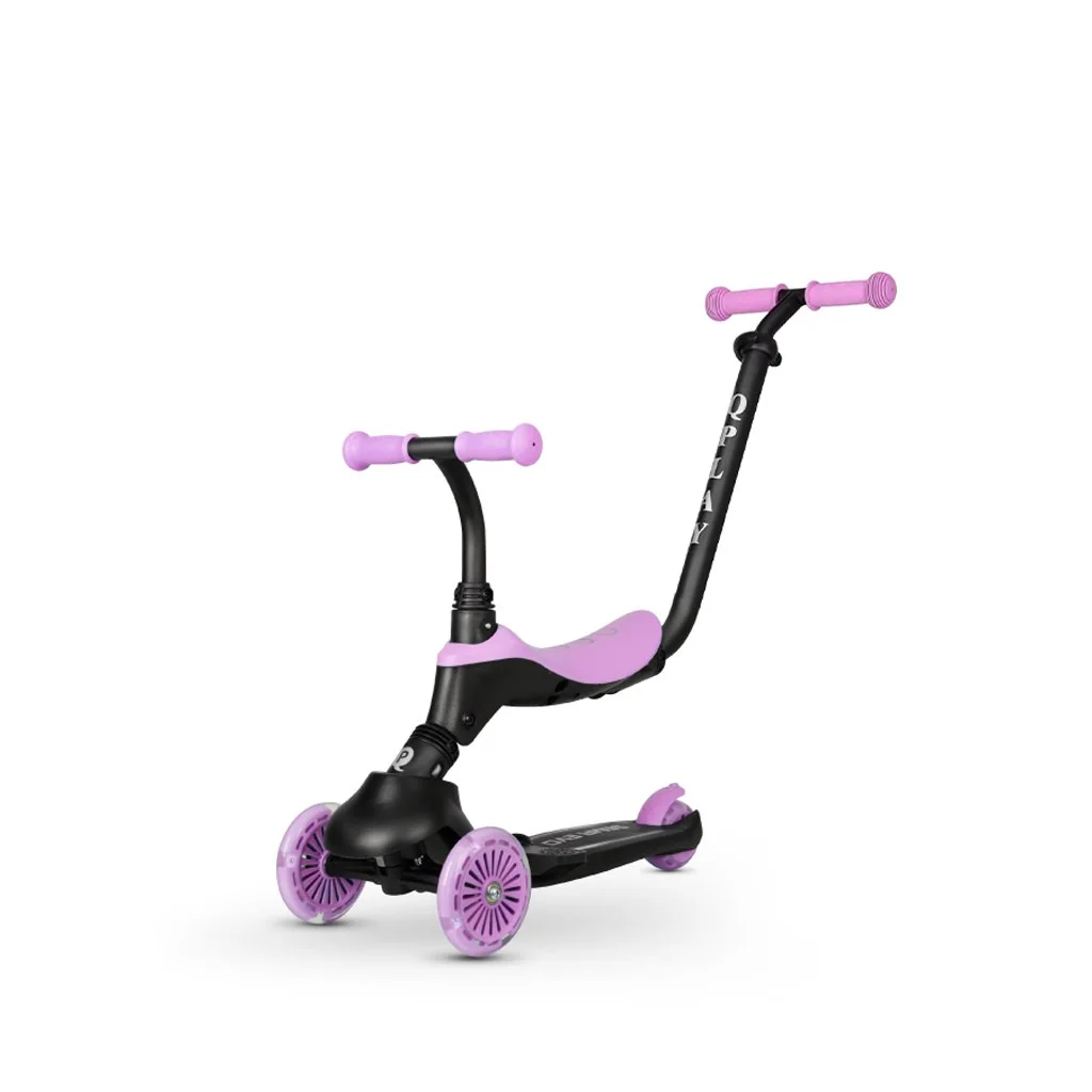 Kolobežka / odrážadlo Sema Evo s LED svetlami Violet, vek 1 - 6 rokov, do 50 kg