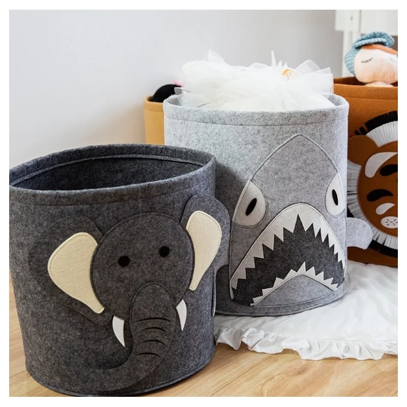 Livefy kôš na hračky / bielizeň Dino 35 x 35 cm, zelený