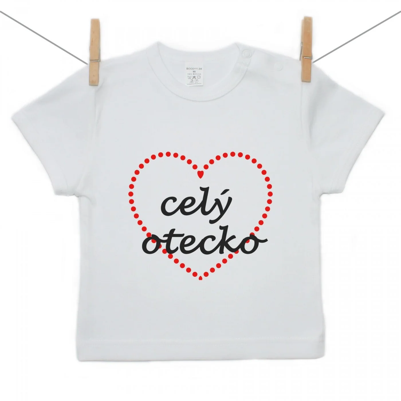 Boodyy Tričko s krátkym rukávom Celý otecko Veľkosť: 122