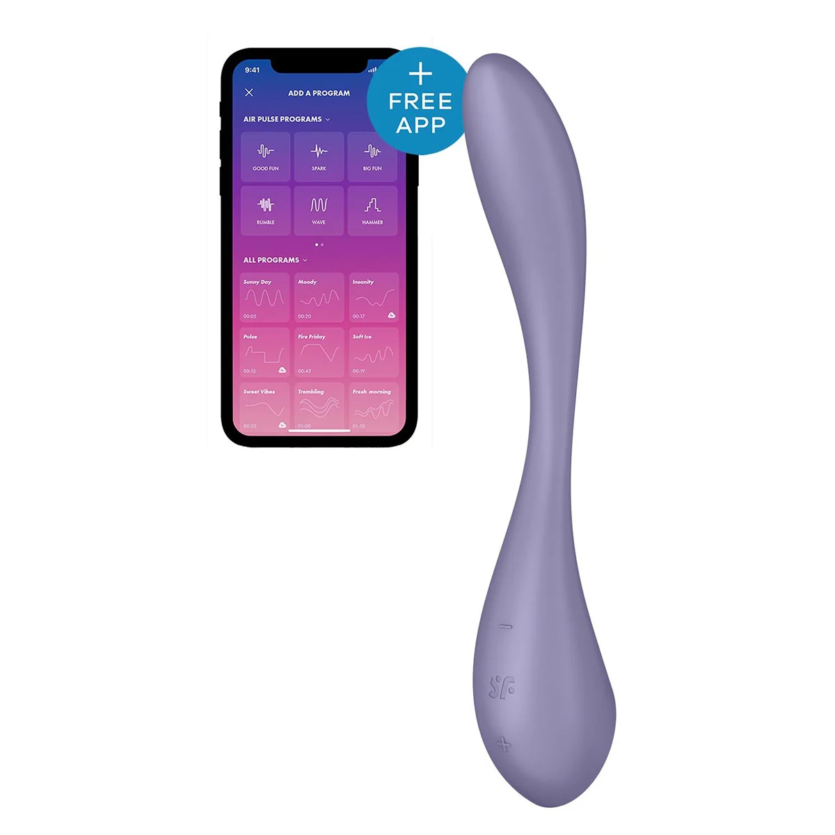 SATISFYER G-Spot Flex 5 - vibrátor na bod G