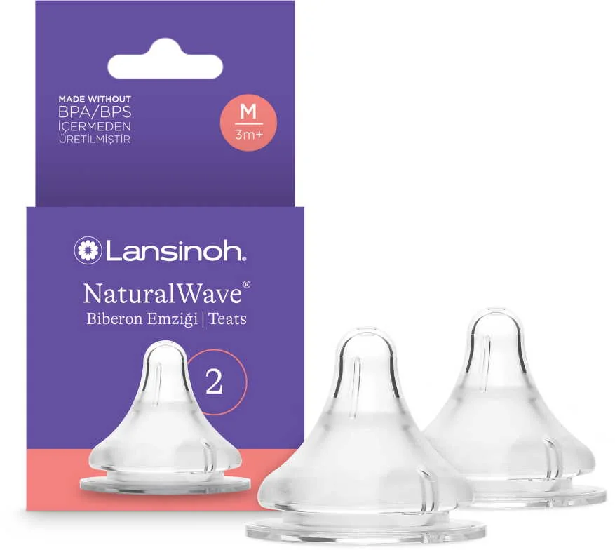 Lansinoh NaturalWave TM cumeľ M 2 ks