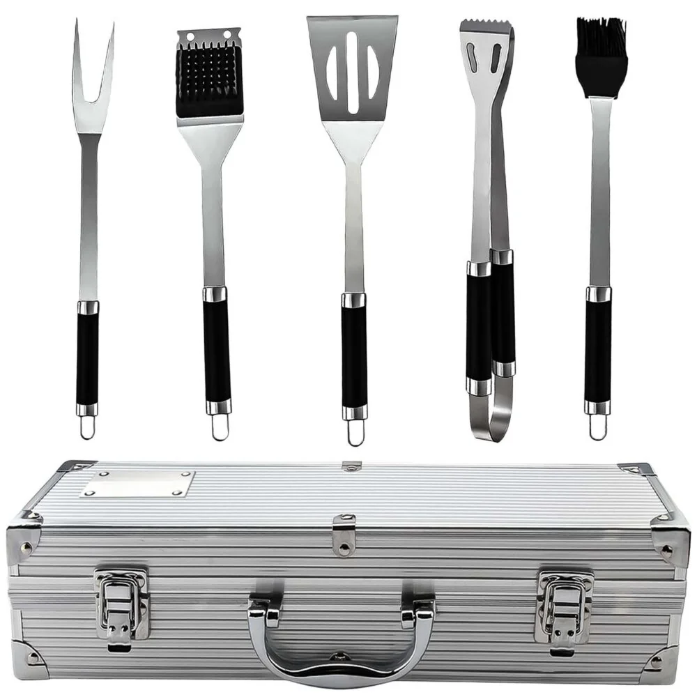 MG Grill Set V2 príslušenstvo na grilovanie, strieborné