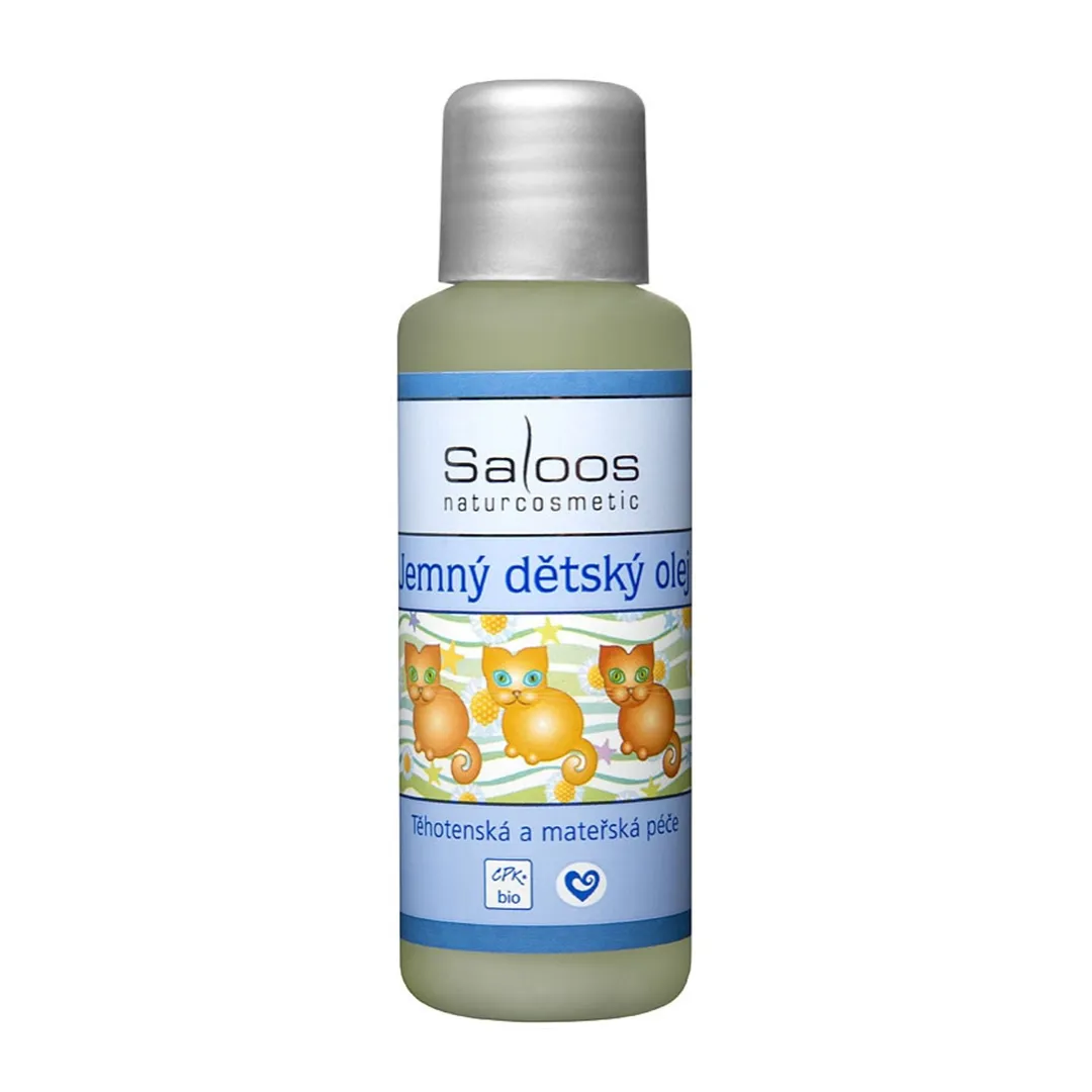 Saloos Jemný detský olej 1×50 ml, každodenná starostlivosť
