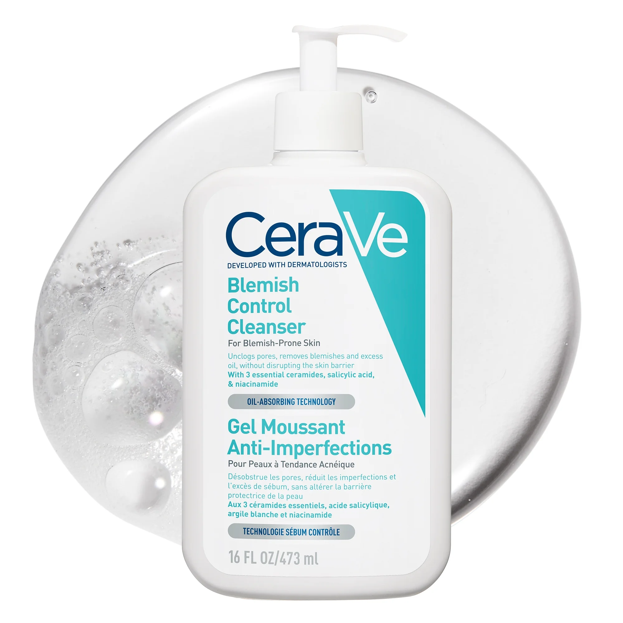 CERAVE čistiaci gél proti nedokonalostiam 473 ml