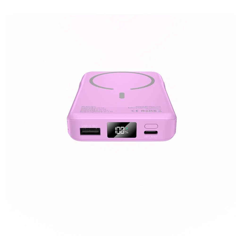 Tech-Protect PB31 LifeMag MagSafe Power Bank 10000mAh, fialový