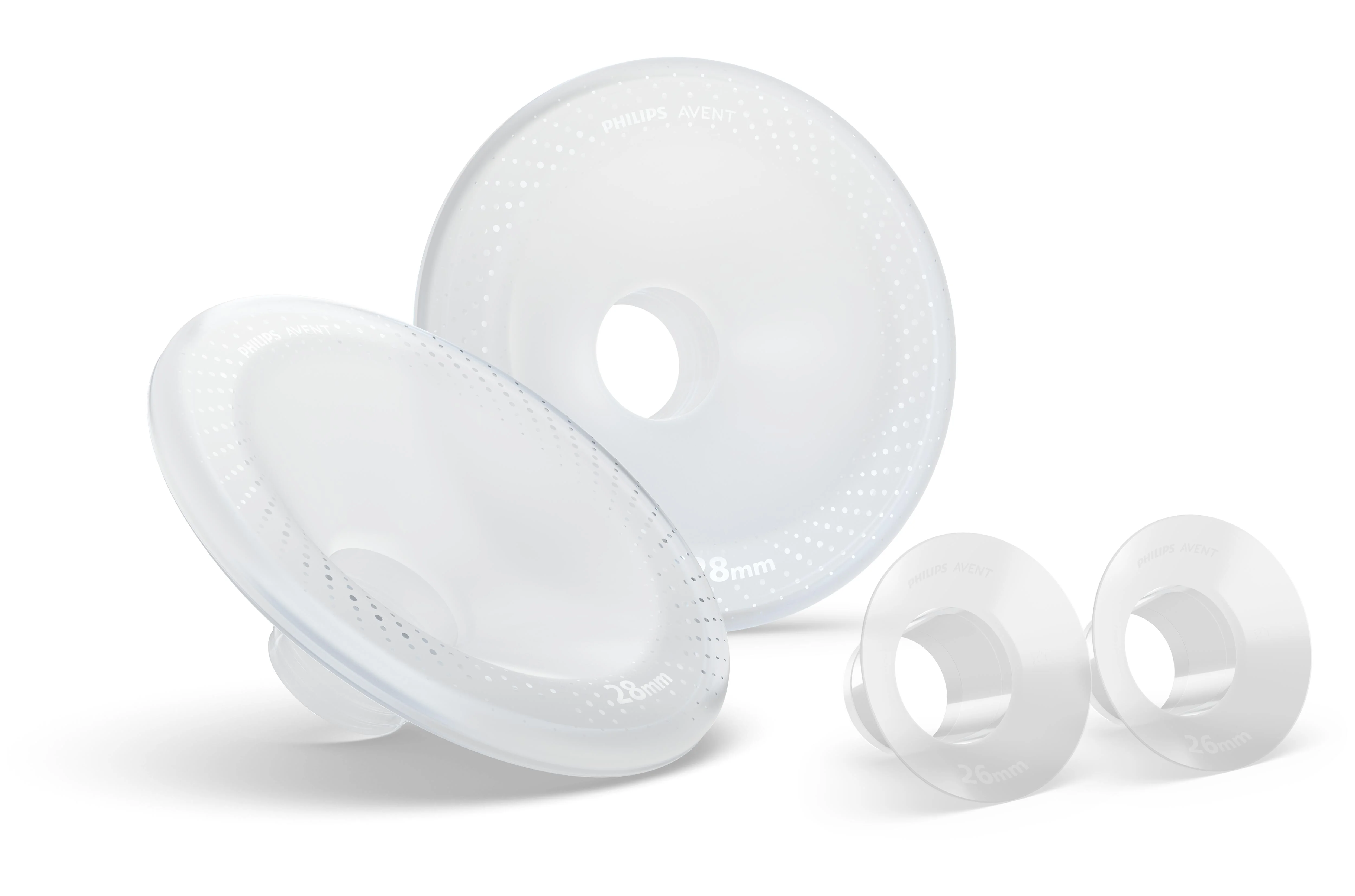 Philips AVENT - Hands-Free Silikónové vložky a nástavce na bradavku SCF552/11 1 ks