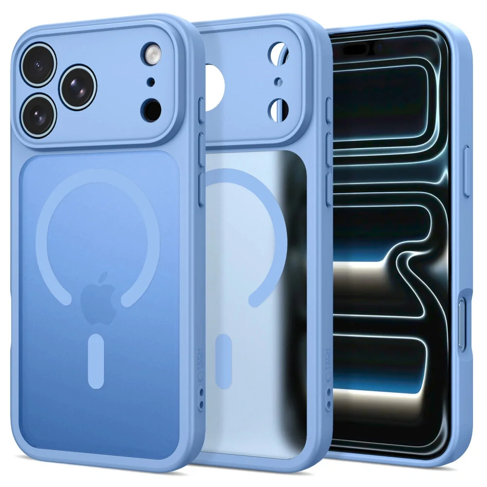 Tech-Protect BasicMag MagSafe kryt na iPhone 17 Pro Max / 18 Pro Max, svetlomodrý