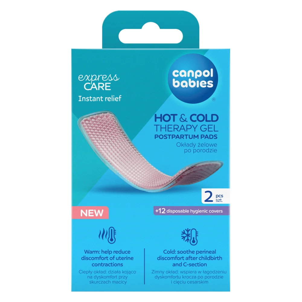 Canpol babies Popôrodné gélové vložky Hot&Cold 2 ks