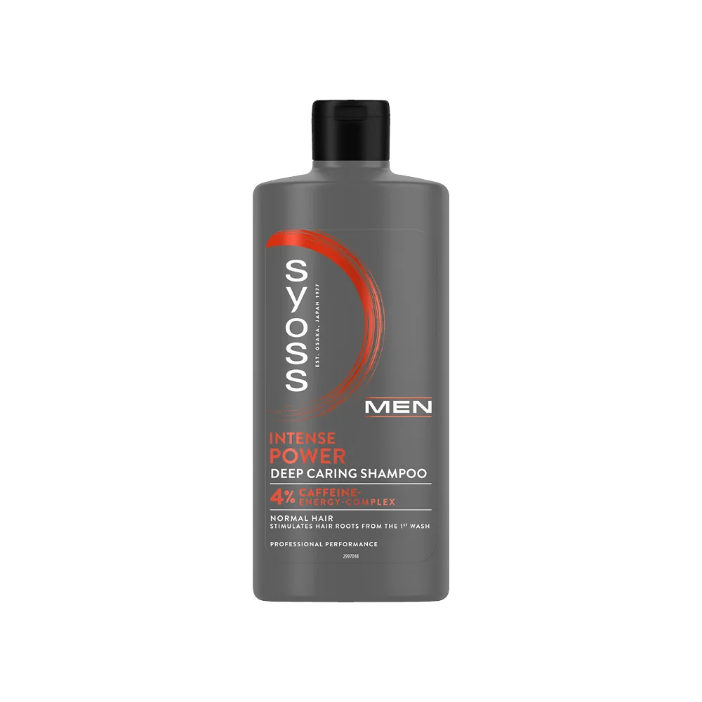 Syoss Men šampón Intense Power pre normálne vlasy 1×440 ml, šampón