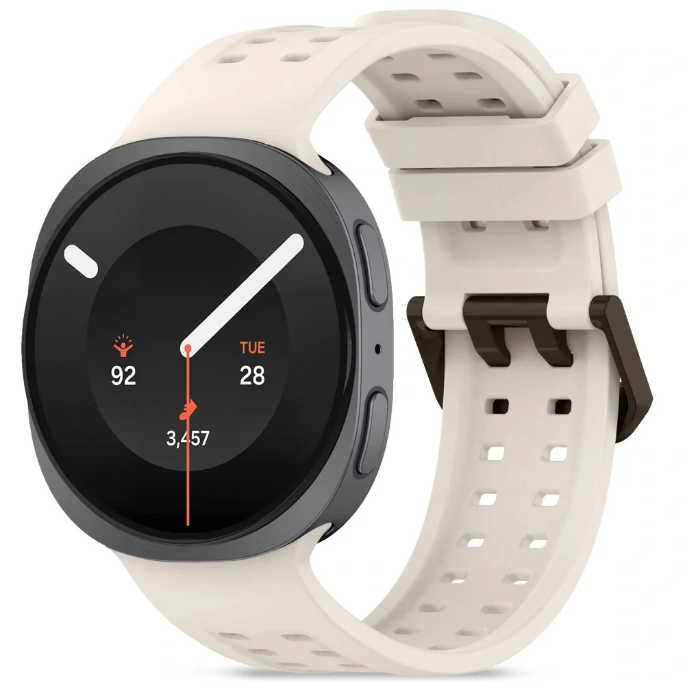 Tech-Protect Silicone Air remienok na Samsung Galaxy Watch 8 / 9 / Classic (40 / 44 / 46mm), starlight