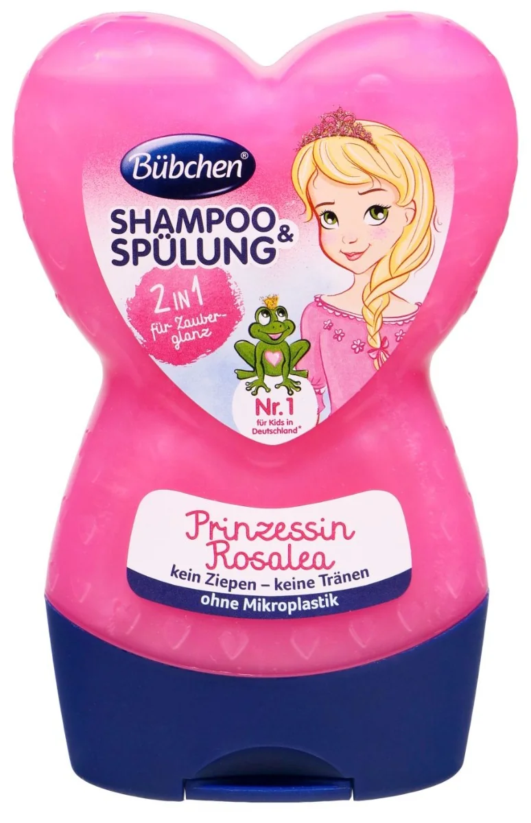 Bübchen Kids Šampón a sprchový gél 2v1 Ruženka 1×230 ml, šampón a sprchový gél