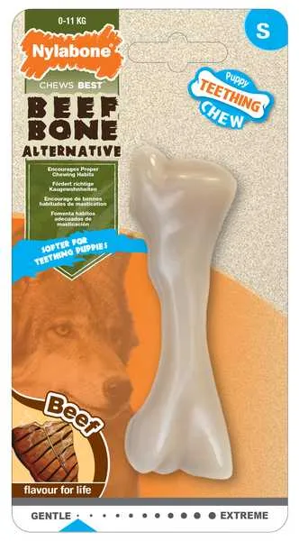 Nylabone Healthy Edibles Puppy Beef Bone Xs