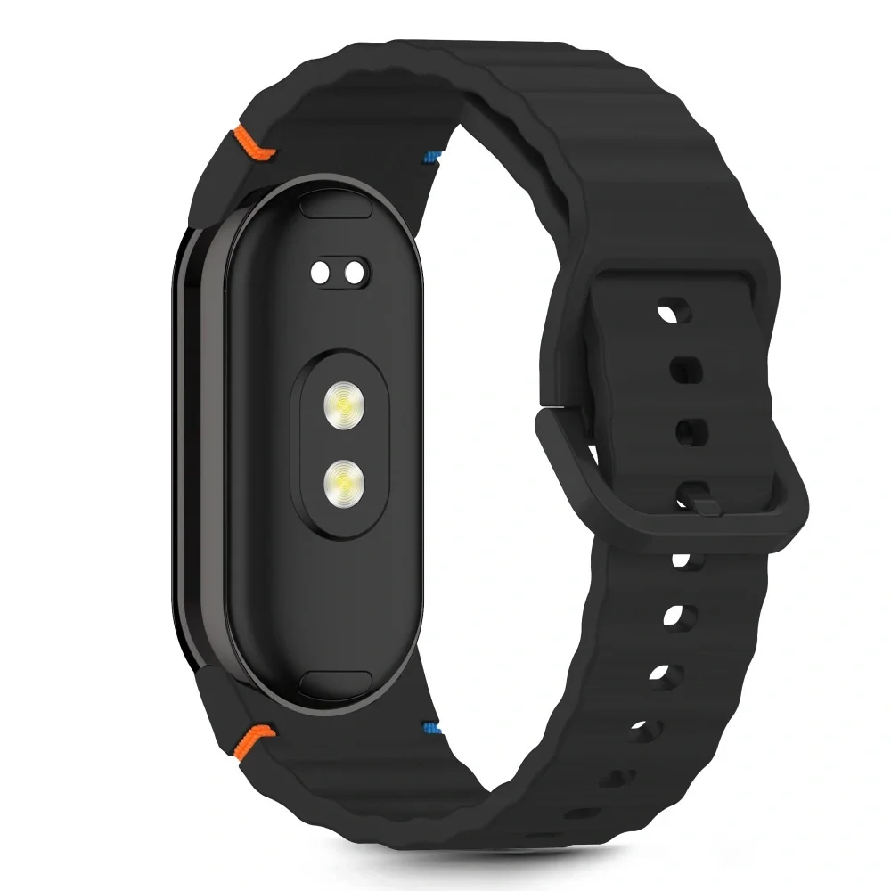 Tech-Protect Silicone Sport remienok na Xiaomi Smart Band 8 / 9 / 10, black