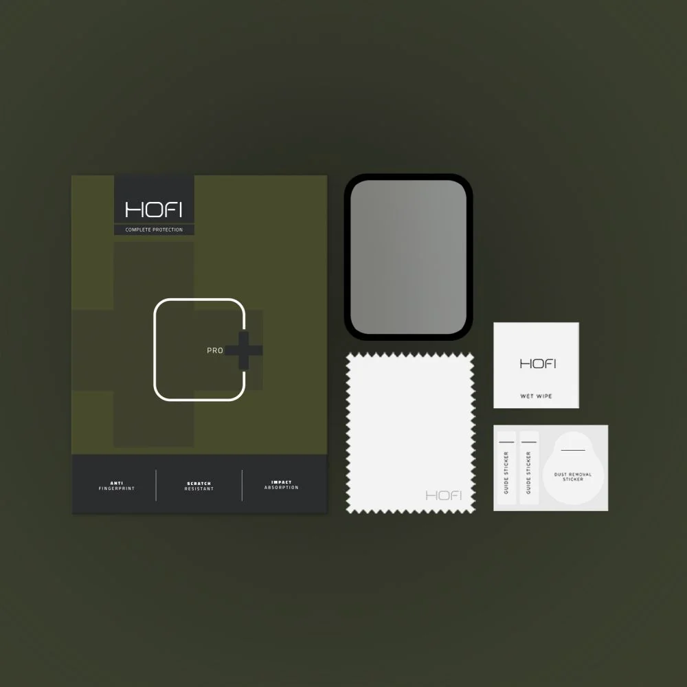 HOFI Hybrid ochranné sklo na Amazfit Bip 3 / 3 Pro, čierne