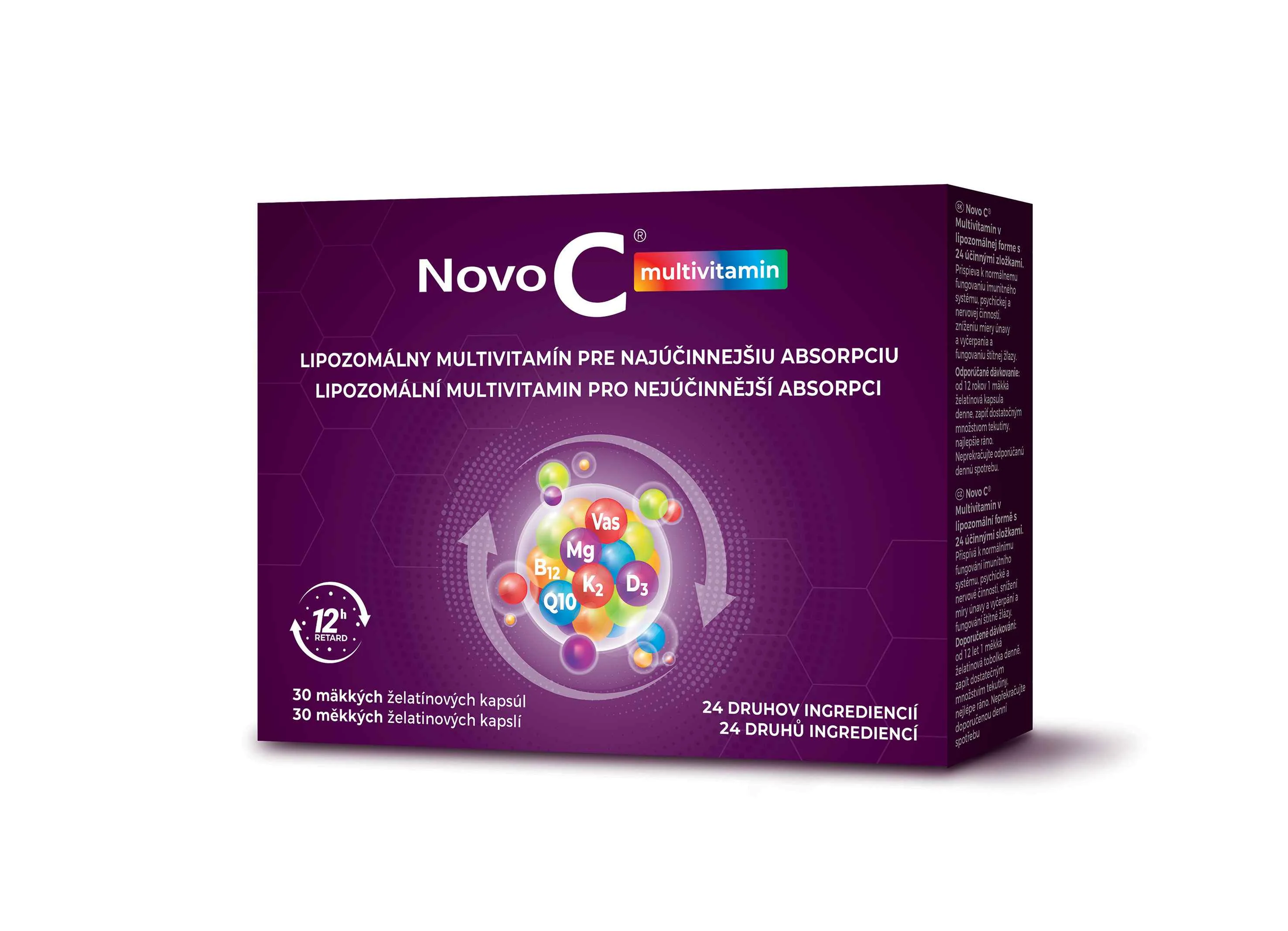 Novo C Multivitamin 1×30 cps, výživový doplnok