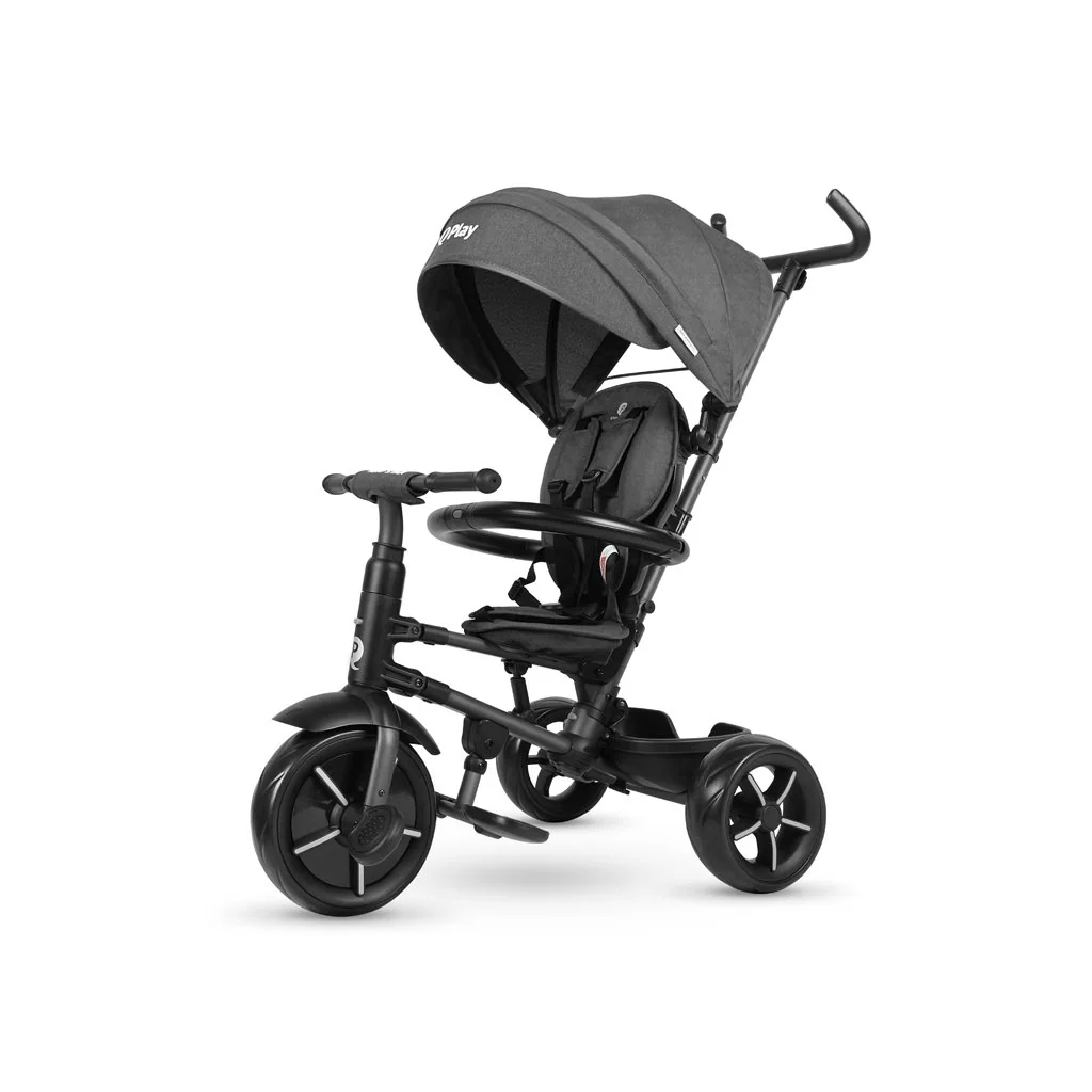 Trojkolka Rito star Black, skladacia, vek 10-72 mesiacov