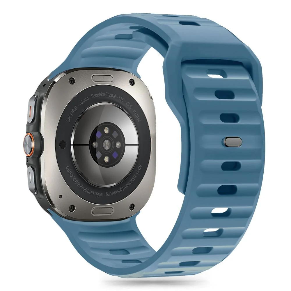 Tech-Protect Silicone Line remienok na Samsung Galaxy Watch Ultra 47mm, montego blue , montego blue